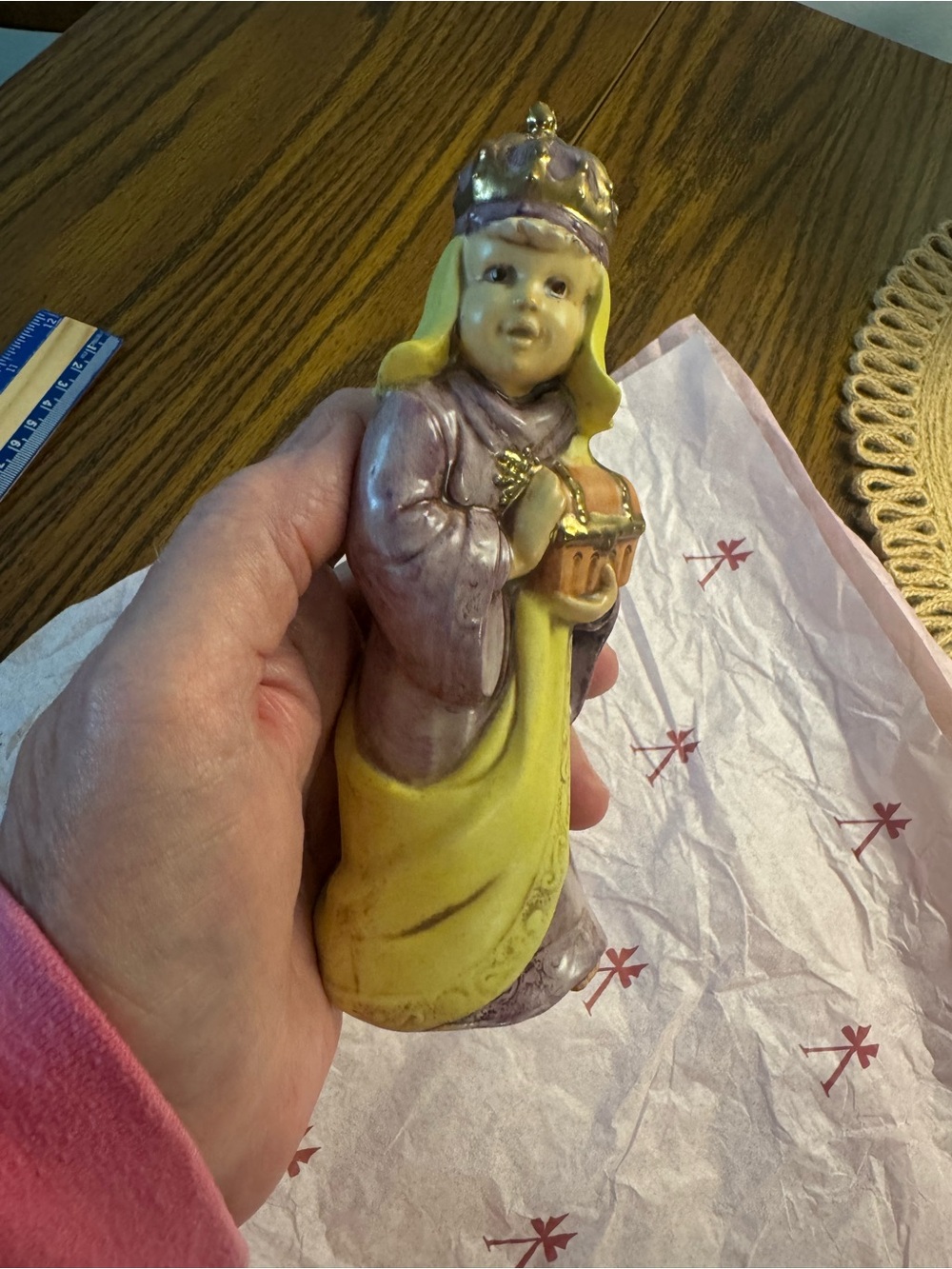 Vintage handmade nativity piece